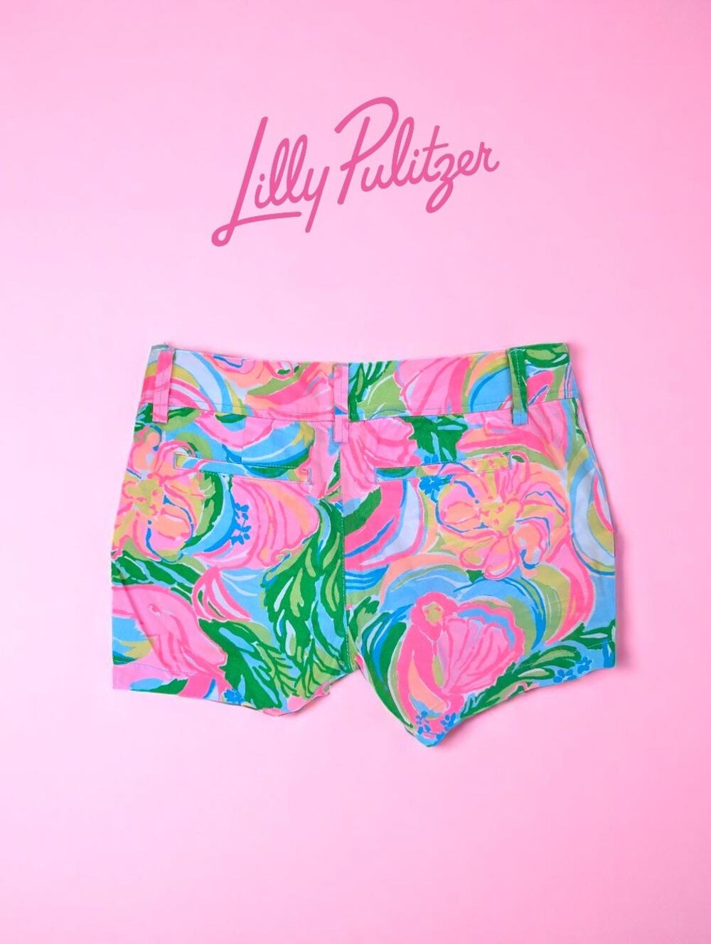 🍌 Lilly Pulitzer Callahan Shorts – So-a-Peeling Print – Size 2 – NWOT 🍌